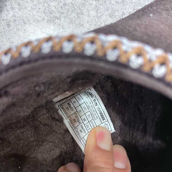 Dusted Cocoa Ugg Tasman Slippers Sz 6 - Picture 8 of 10